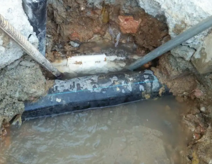 新宁测漏水之水管漏水